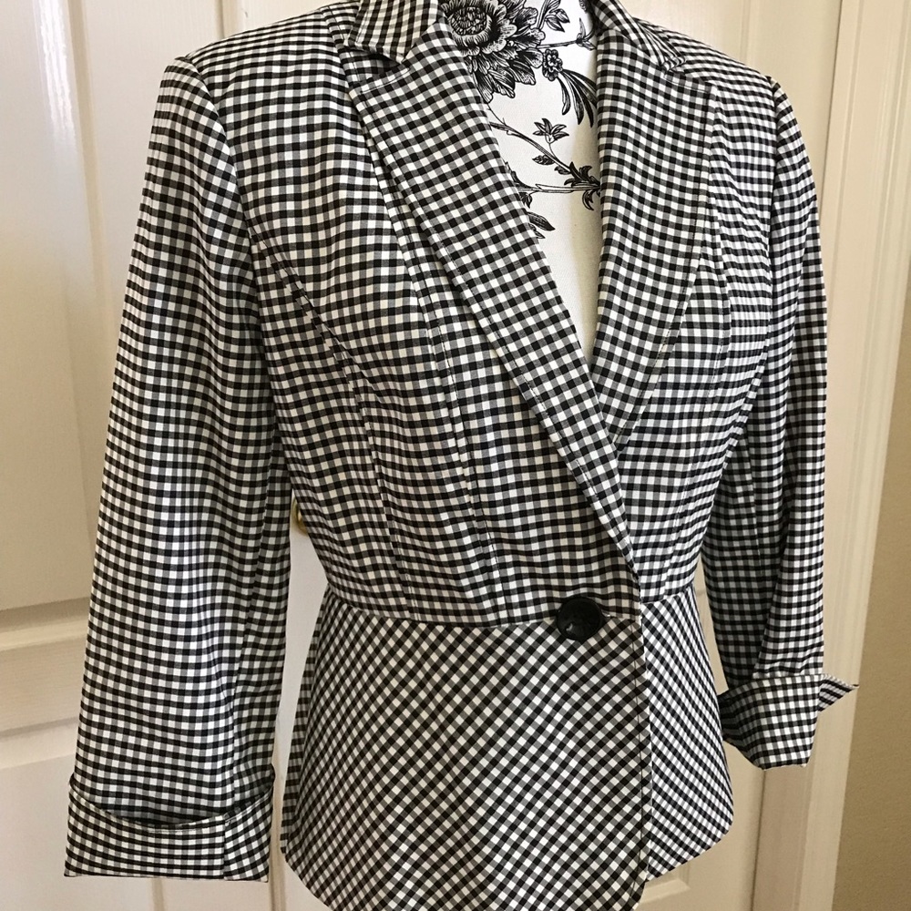 Black & White Check Jacket